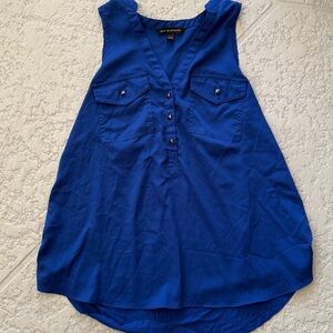 Rock & Republic royal blue T Back Top size medium